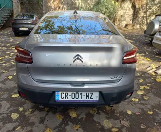 Citroen C4 X 2023 available for rent at Tbilisi Airport, with unlimited mileage limit.