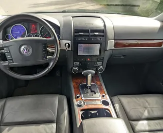 Volkswagen Touareg rental. Comfort, Premium, SUV Car for Renting in Albania ✓ Deposit of 100 EUR ✓ TPL, CDW, SCDW, FDW, Theft insurance options.