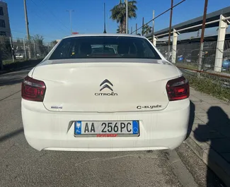 Citroen C Elysee rental. Economy, Comfort Car for Renting in Albania ✓ Deposit of 150 EUR ✓ TPL, CDW, Abroad insurance options.