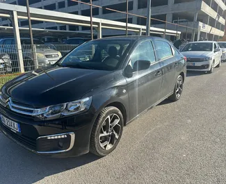 Citroen C Elysee 2018 car hire in Albania, featuring ✓ Diesel fuel and 91 horsepower ➤ Starting from 22 EUR per day.