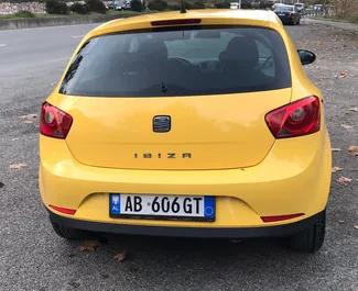 Seat Ibiza rental. Economy, Comfort Car for Renting in Albania ✓ Deposit of 100 EUR ✓ TPL, CDW, Abroad insurance options.