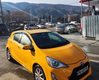 Car Hire Toyota Prius C #9303 Automatic in Tbilisi, equipped with 1.5L engine ➤ From Lasha in Georgia.