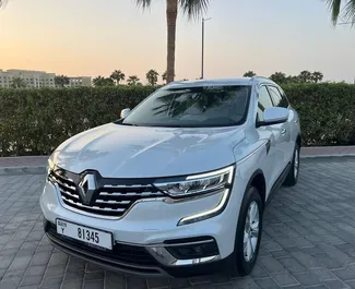 Front view of a rental Renault Koleos in Dubai, UAE ✓ Car #5124. ✓ Automatic TM ✓ 0 reviews.