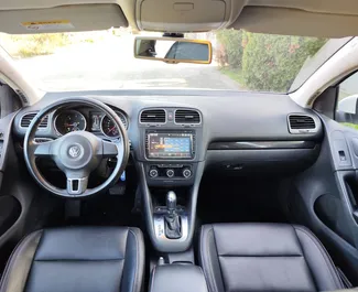 Volkswagen Golf 6 2013 available for rent in Tirana, with unlimited mileage limit.