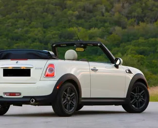 Mini Cabrio 2014 car hire in Montenegro, featuring ✓ Petrol fuel and 130 horsepower ➤ Starting from 70 EUR per day.
