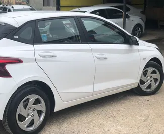 Hyundai i20 2022 car hire in Turkey, featuring ✓ Petrol fuel and 110 horsepower ➤ Starting from 27 USD per day.