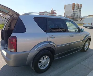 SsangYong Rexton 2004 car hire in Albania, featuring ✓ Diesel fuel and 190 horsepower ➤ Starting from 38 EUR per day.