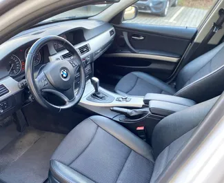 Interior of BMW 3-series Touring for hire in Czechia. A Great 5-seater car with a Automatic transmission.