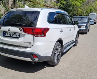 Mitsubishi Outlander Xl 2019 car hire in Georgia, featuring ✓ Hybrid fuel and 250 horsepower ➤ Starting from 110 GEL per day.