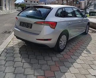 Skoda Scala 2024 car hire in Montenegro, featuring ✓ Petrol fuel and 90 horsepower ➤ Starting from 45 EUR per day.