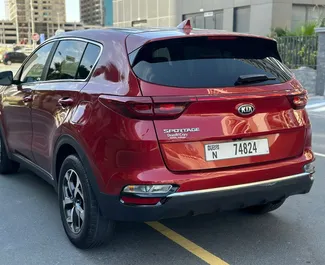 Kia Sportage 2021 car hire in the UAE, featuring ✓ Petrol fuel and  horsepower ➤ Starting from 140 AED per day.