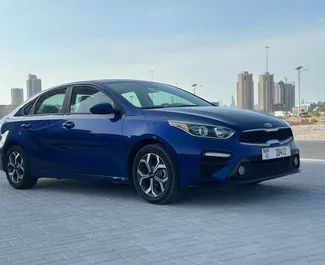 Kia Forte 2022 car hire in the UAE, featuring ✓ Petrol fuel and 147 horsepower ➤ Starting from 140 AED per day.