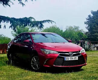 Toyota Camry 2017 car hire in Georgia, featuring ✓ Petrol fuel and 148 horsepower ➤ Starting from 110 GEL per day.